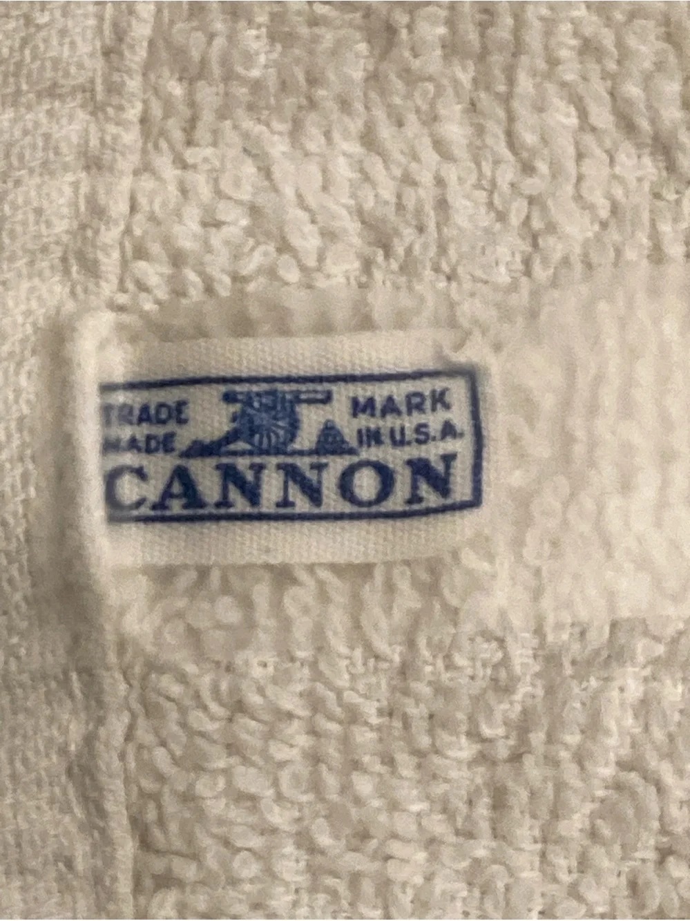 Cannon Vintage 60’s Souvenir Beach Towel of New Jersey Towns & Miles Of Beaches